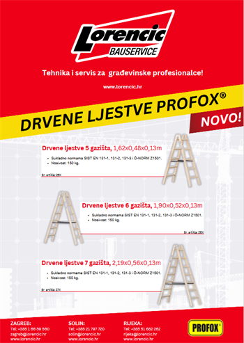 PROFOX drvene ljestve
